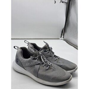 FootJoy Golf Shoes Mens Size 10.5 Gray FJ Flex Mesh Damaged Sneakers 56106
